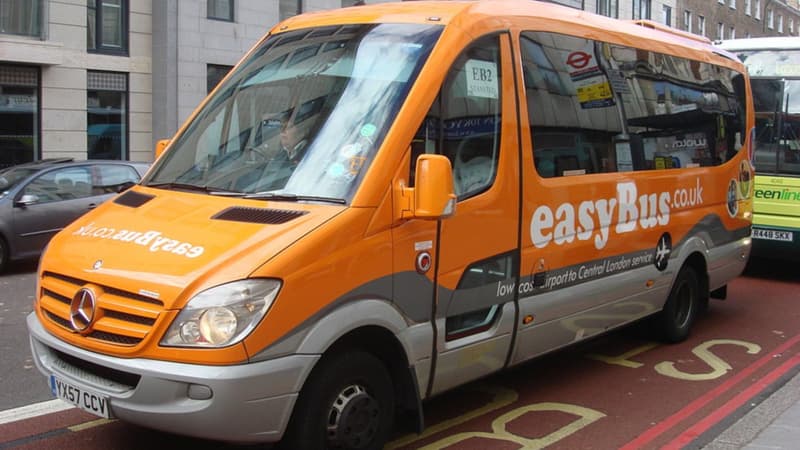 EasyBus, qui effectue déjà des liaisons entre les aéroports londoniens et la capitale britannique.