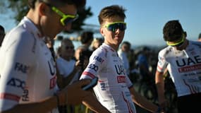 Tadej Pogacar lors de la présentation du Tour de France, à Florence, le 28 juin 2024