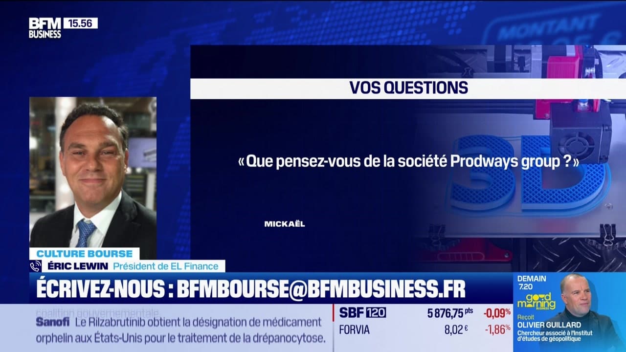 Culture bourse : « que pensez-vous de la société prodways group? », par julie cohen-heurton - 03/06