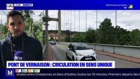 Pont de Vernaison : circulation en sens unique 