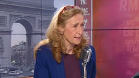 La ministre de la Justice Nicole Belloubet, le 5 décembre 2018 sur BFMTV et RMC. 