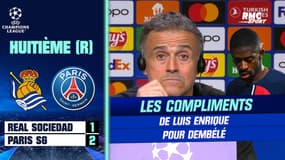 Real Sociedad 1-2 Paris SG : Les compliments de Luis Enrique pour Dembélé