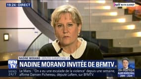 "Ce ne sont pas des propos très décents." Nadine Morano condamne le sermon d'Emmanuel Macron à le septuagénaire blessée à Nice