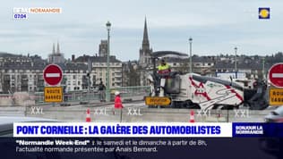 Rouen: la galère des automobilistes face aux travaux du pont Corneille