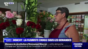 Alain Delon: à Douchy, la fleuriste croule sous les demandes