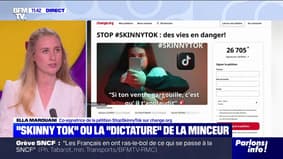 "Skinnytok": "Une tendance sur Tiktok est éphémère tandis que la maladie nous marquera à vie"Dit Ella Marouani, Co-signals de la pétition StopSkinnytok