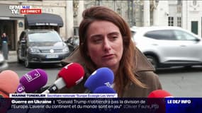À l'issue de la réunion sur la guerre en Ukraine à l'Élysée, Marine Tondelier évoque "une situation préoccupante"