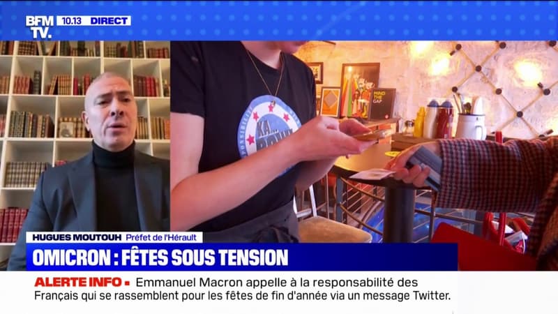 Dans l'Hérault, "les patients Covid représentent 45% des personnes en soins intensifs" indique le préfet Hugues Moutouh