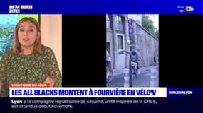 L'histoire du jour: les All Blacks montent à Fourvière en Vélo'v