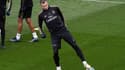 Gareth Bale à l'entraînement avec le Real Madrid. 