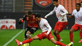 Le match Lorient-Nîmes, le 13 décembre 2020