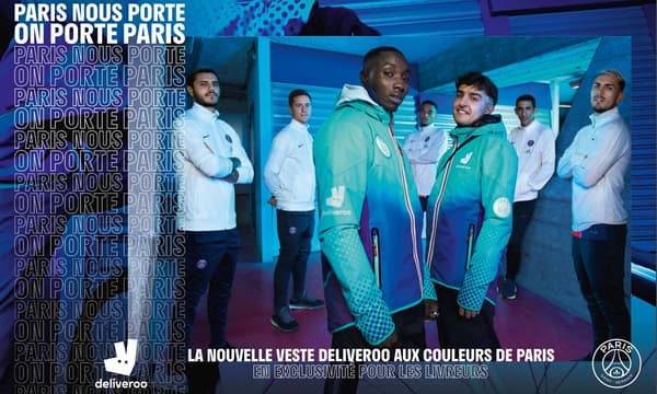 Les tenues Deliveroo aux couleurs du PSG