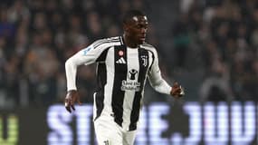Timothy Weah avec la Juventus en Serie A, le 9 mars 2025