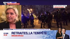 Marine Le Pen: "Dans mes rêves les plus fous, j'attendrais qu'Emmanuel Macron mette en œuvre un référendum sur la réforme des retraites"