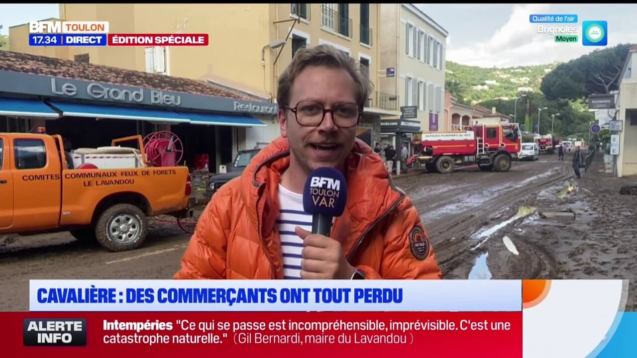 Cavalière: des commerçants ont tout perdu