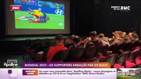 Mondial 2022: les supporters emballés par les Bleus 