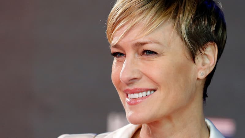 Robin Wright, alias Claire Underwood dans House of Cards, lors de la première de la saison 3 à Londres (photo d'illustration).