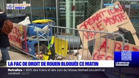 Rouen: la faculté de droit bloquée ce vendredi matin