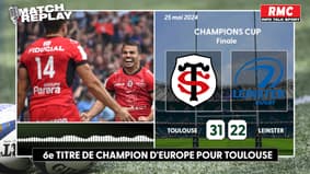 Toulouse 31-22 Leinster (ap): 6e titre européen des Toulousains au bout du suspense, le replay RMC