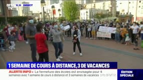 Des parents d'élèves manifestent dans le Val-de-Marne pour réclamer davantage de moyens pour maintenir les écoles ouvertes