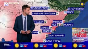 Météo Côte d’Azur: un début de semaine ensoleillé et doux, il fera 16°C à Nice 