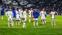 La déception des joueurs marseillais après l'élimination en quarts de finale de la Coupe de France
