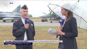 Défilé aérien du 14-Juillet: malgré "une météo délicate", les pilotes "vont s'adapter au mieux"