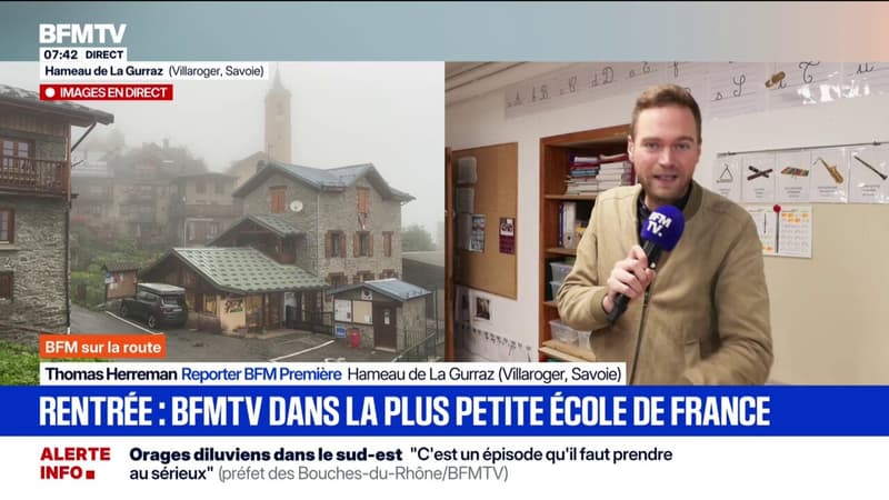 Rentrée scolaire: immersion dans la plus petite école de France
