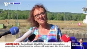 Isabelle Dorliat-Pouzet, secrétaire générale de la préfecture de l'Eure: "Il vaut mieux tenter l'évacuation du béluga que ne pas la tenter"