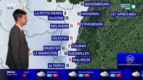 Météo Alsace: des nuages du matin jusqu'au soir, jusqu'à 11°C à Strasbourg et Sélestat