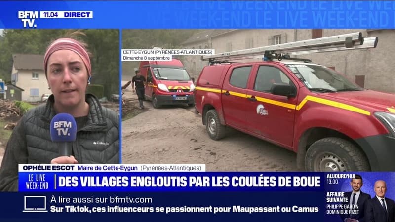 Ça a été l'apocalypse dès 5h du matin: la maire de Cette-Eygun (Pyrénées-Atlantiques) sous le choc après les fortes intempéries dans la vallée d'Aspe