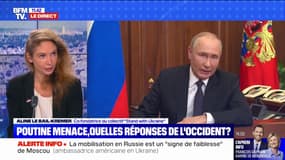 Aline Le Bail-Kremer (Stand with Ukraine): "Il ne reste comme pouvoir à Poutine que de faire peur à tout le monde"