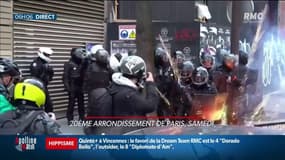 Violences lors des manifestations: "On n'est pas dans les violences policières, mais dans la défense" dénonce un policier
