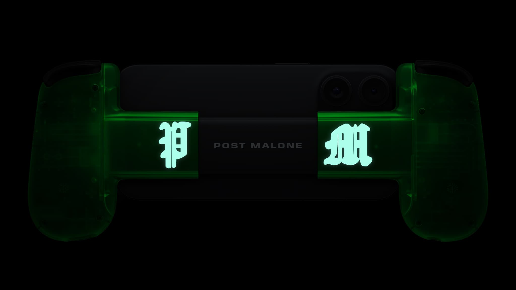 La Backbone One x Post Malone brille dans le noir