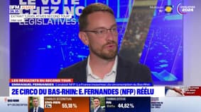 "La politique d'Emmanuel Macron est totalement désavouée": Emmanuel Fernandes (NFP) réélu député dans le Bas-Rhin