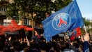 Des supporters du PSG, le 7 mai 2025 à Paris