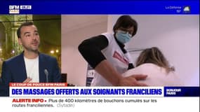 Le coup de pouce de BFM Paris: l'association Human Impact offre des massages aux soignants franciliens 