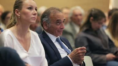 Marion Maréchal et Éric Zemmour, le 13 mai 2024 à Paris