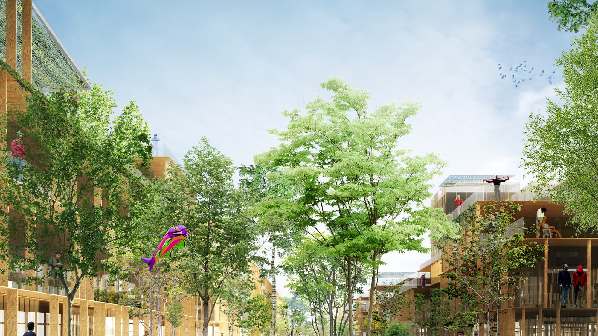 Le village olympique sera ensuite transformé en éco-quartier Le village olympique sera ensuite transformé en éco-quartier