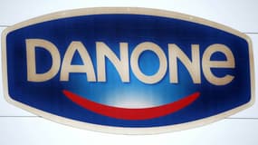 Le logo du groupe Danone (photo d'illustration).