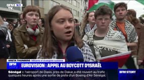 Greta Thunberg: "Il faut montrer que c'est scandaleux et inexcusable de la part de l'Eurovision de laisser Israël participer alors que le pays commet actuellement un génocide"