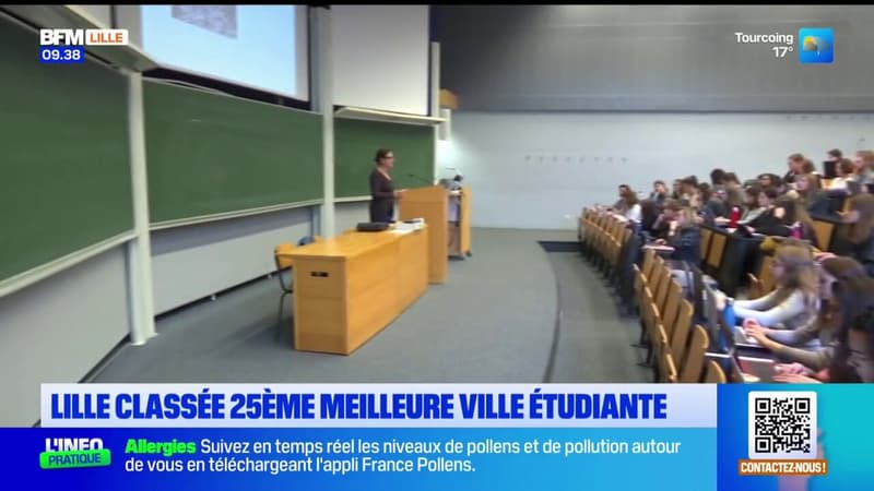 Lille classée 25ème au classement des meilleures villes étudiantes de France