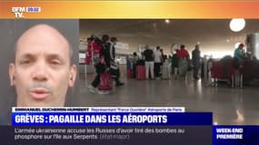 Grèves dans les aéroports: "on est au pied du mur" déclare ce représentant "Force Ouvrière" Aéroports de Paris