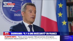 Gérald Darmanin: "Je peux comprendre que les Français soient encore mécontents du travail que nous faisons parce qu'il y a encore beaucoup de choses à faire pour lutter contre l'insécurité"