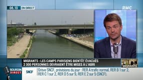 Migrants à Paris: "La communication de Gérard Collomb est d'une parfaite mauvaise foi", juge Bruno Julliard