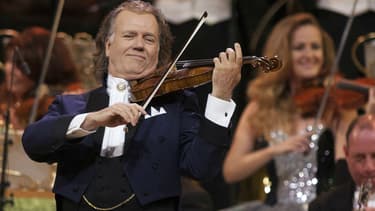 André Rieu lors d'un concert à Monterrey en 2018