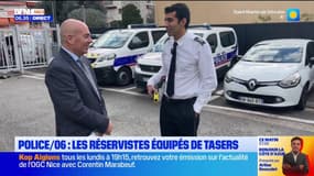 Alpes-Maritimes: les réservistes de la police nationale équipés d'armes non létales