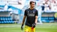 Florent Duparchy avec le Stade de Reims avant une rencontre de Ligue 1 face à l'OM, le 07/08/2022