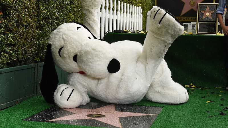 Snoopy inaugure son étoile sur le "Walk of Fame", le 2 novembre 2015.