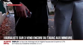 "C'est encore beaucoup trop": un buraliste sur trois vend encore du tabac aux mineurs, selon une association